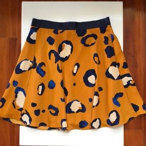 Preowned Phillip Lim Target Orange Print Skirt